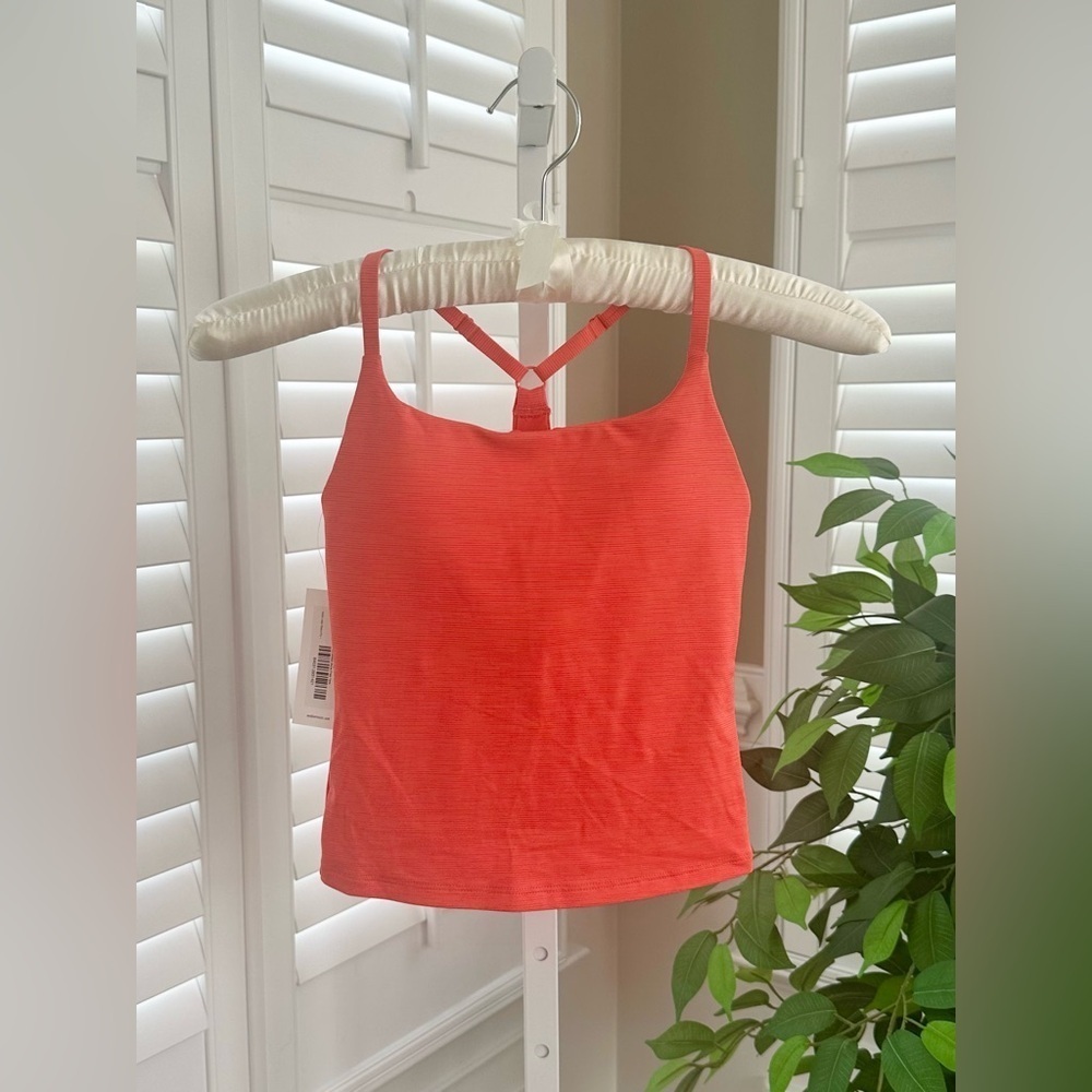 Outdoor Voices Women’s TechSweat Move Free Tank in Hot Coral Size XXS NWT - Picture 2 of 8